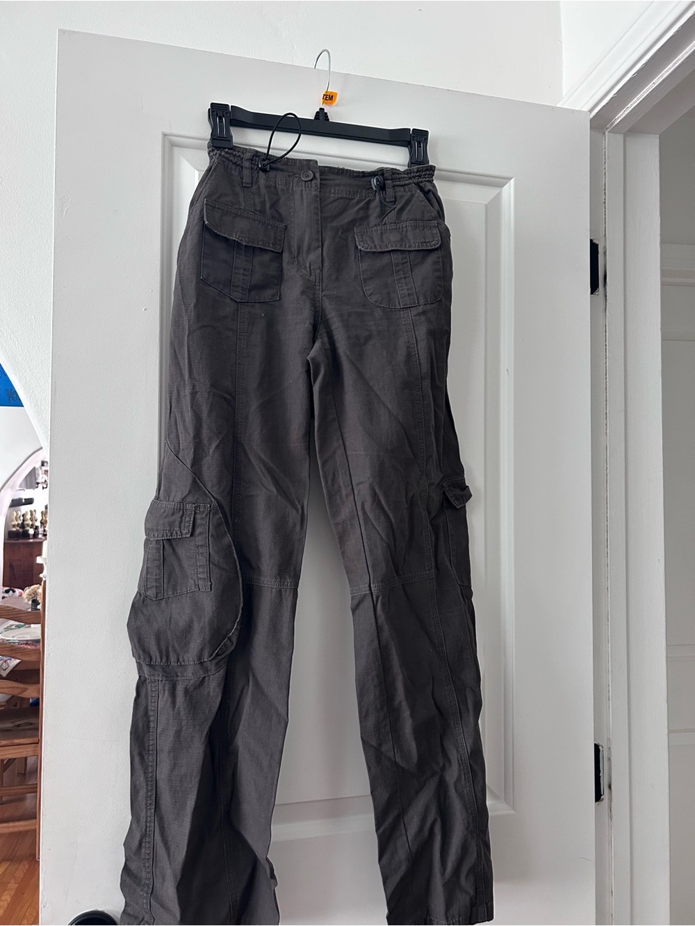 Brandy Melville Dark Gray Cargo Pants